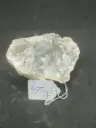géode de quartz blanc