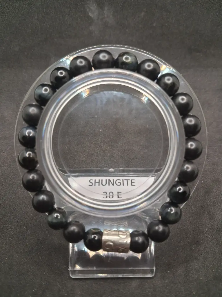 [BRA-SHUNG-16] Bracelet en Shungite (16 cm)