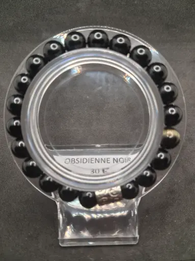 Bracelet en Obsidienne
