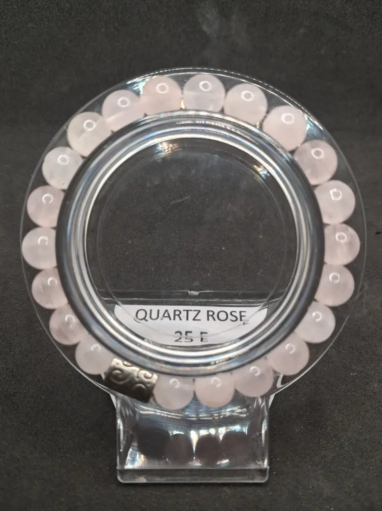 Bracelet en Quartz Rose