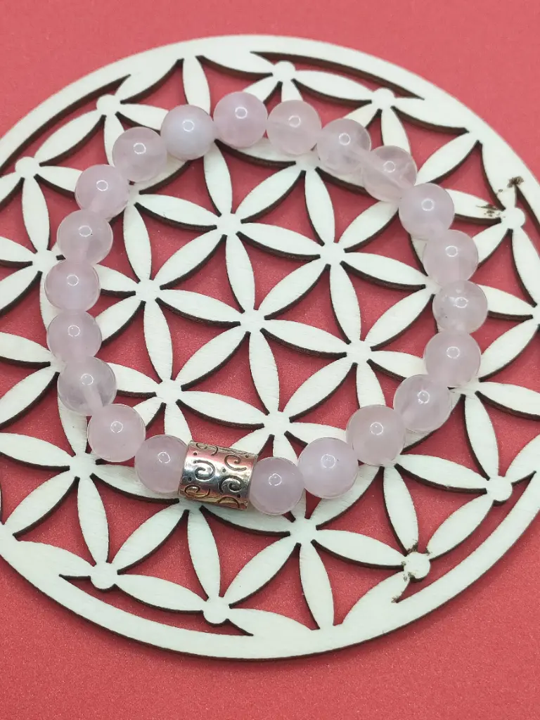 Bracelet en Quartz Rose