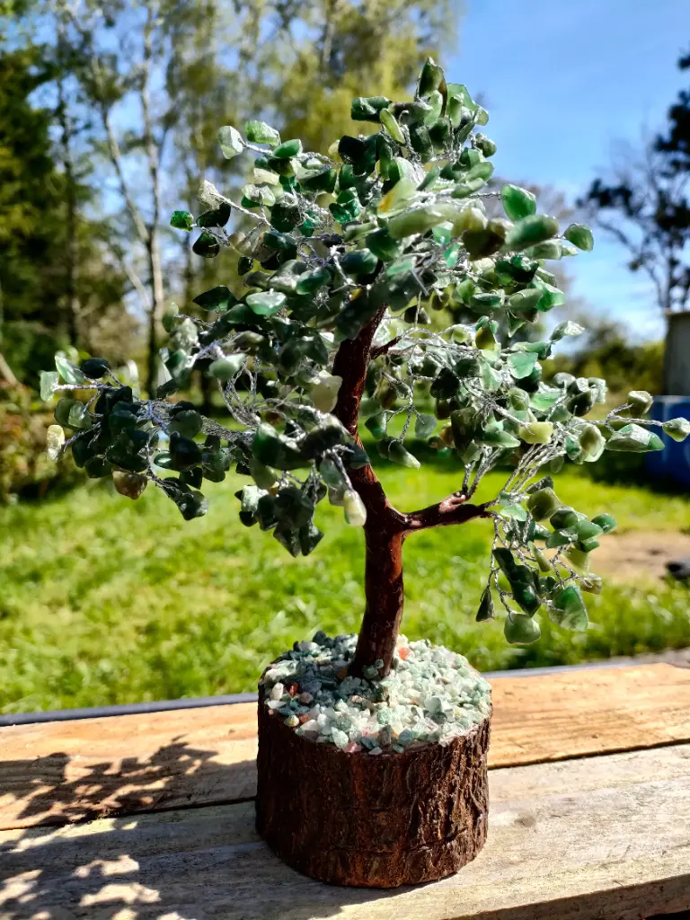 Arbre du Bonheur en Aventurine Verte