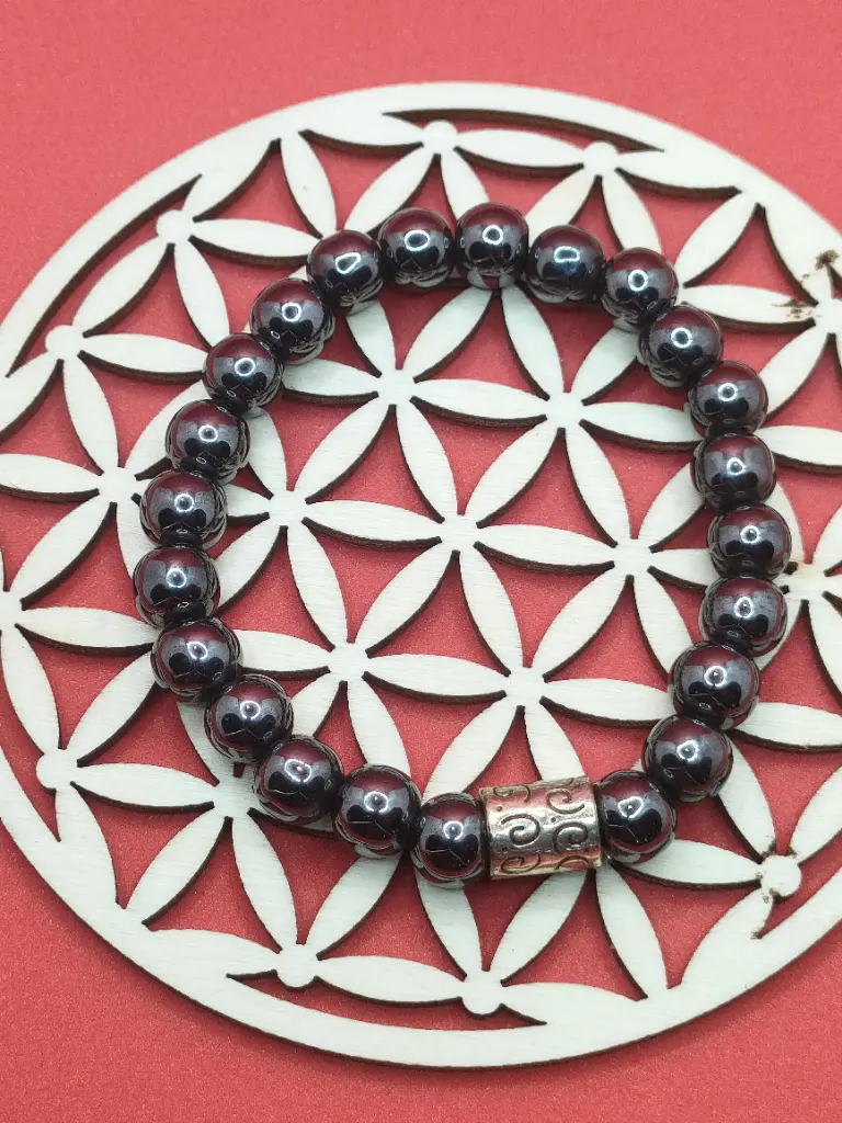 Bracelet en Hématite