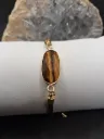 bracelet corde œil du tigre ovale