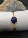bracelet corde lapis lazuli carre