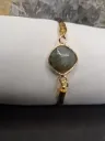 bracelet corde labradorite carre