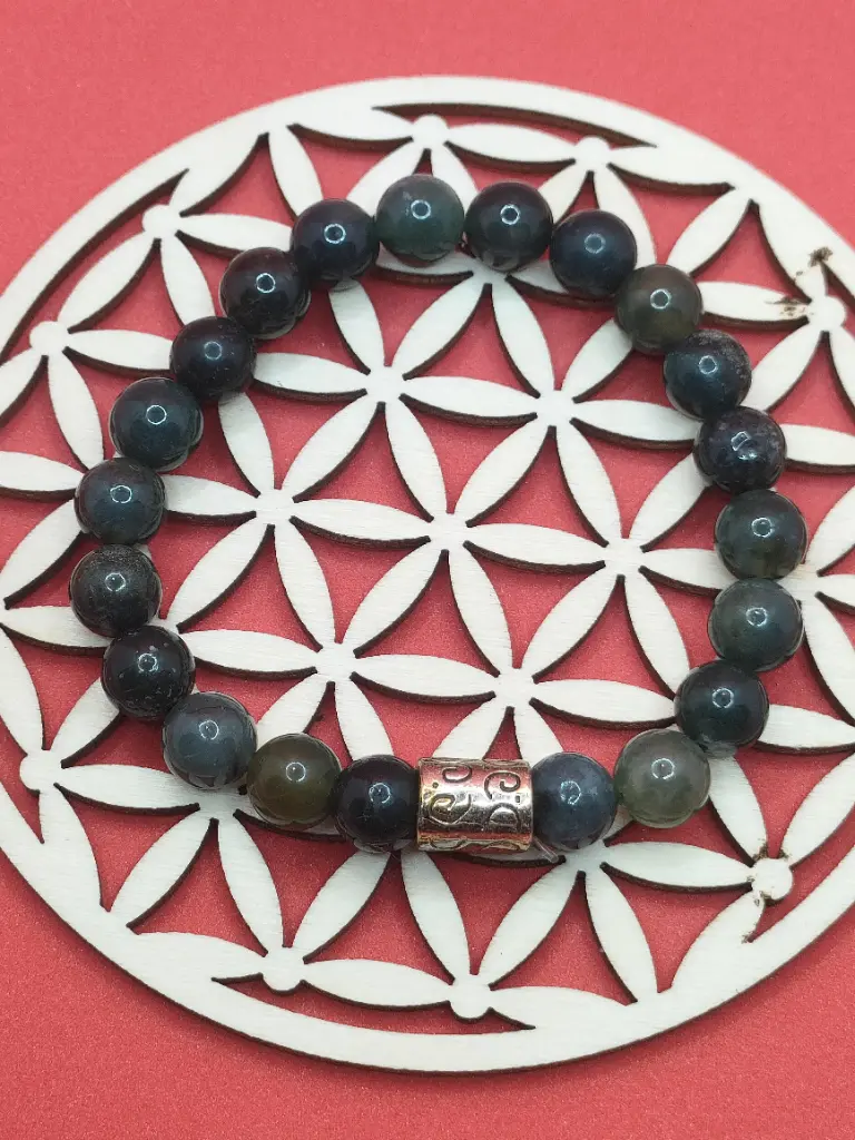 Bracelet en Agate Mousse