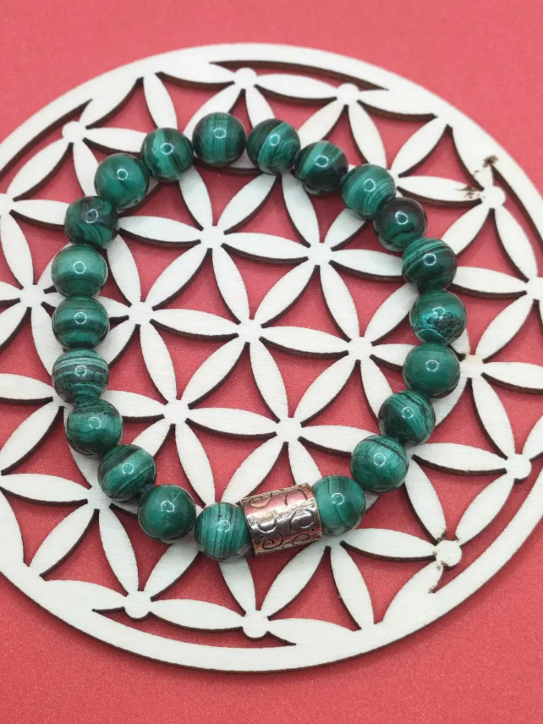Bracelet en Malachite