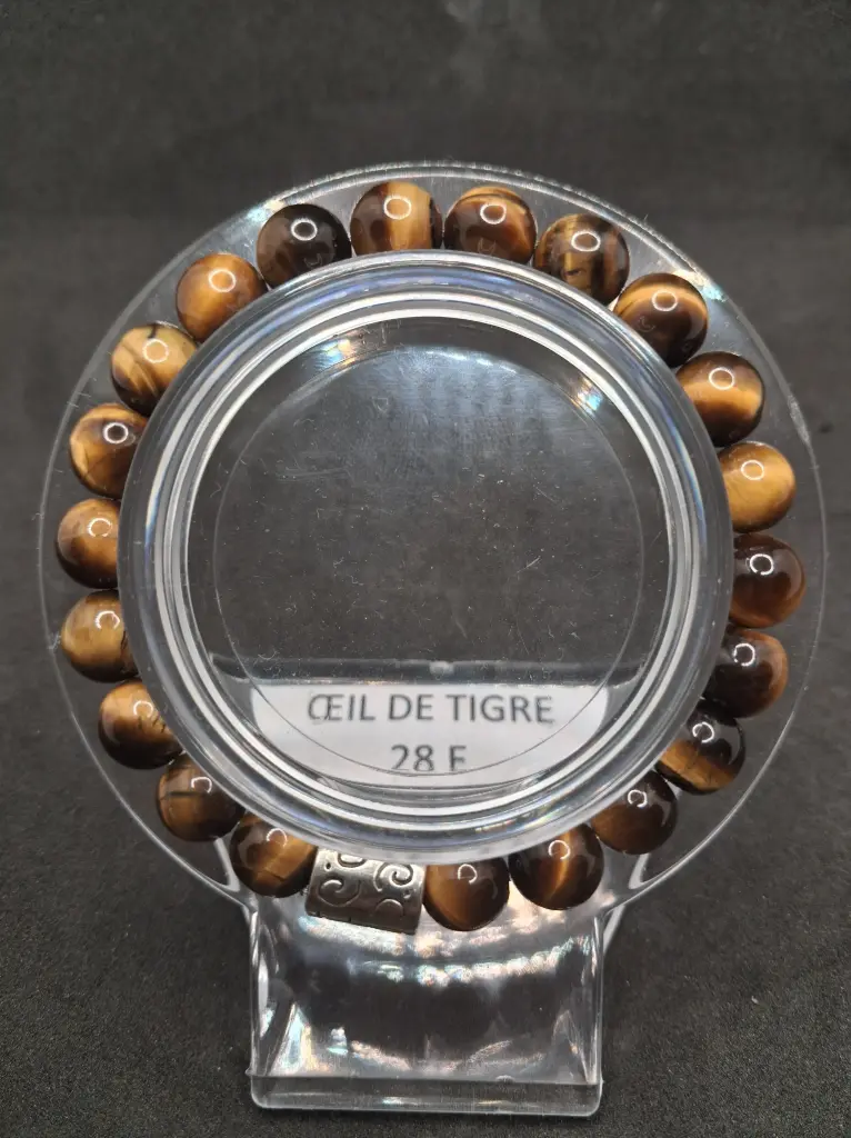 [BRA-OEILTIG-16] Bracelet en Œil du Tigre (16 cm)