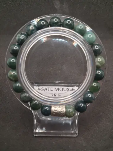 Bracelet en Agate Mousse