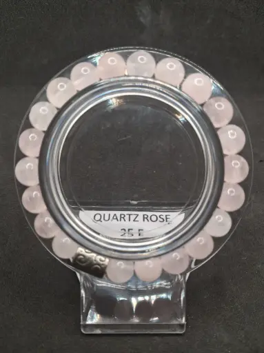 Bracelet en Quartz Rose