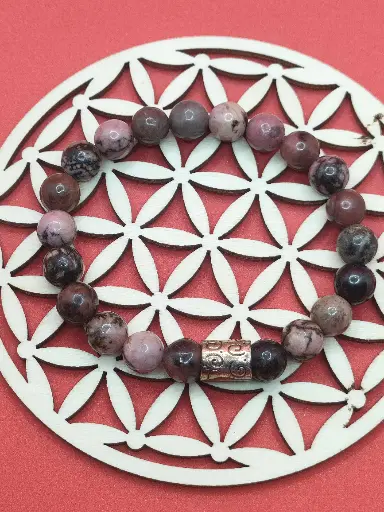 Bracelet en Rhodonite