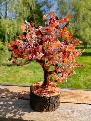 Arbre du Bonheur en Cornaline