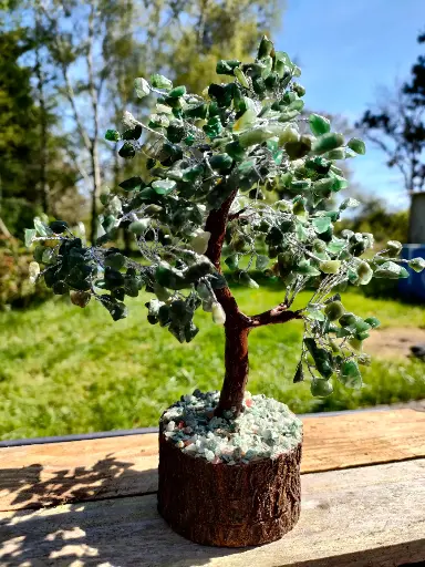 Arbre du Bonheur en Aventurine Verte