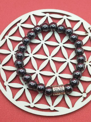 Bracelet en Hématite