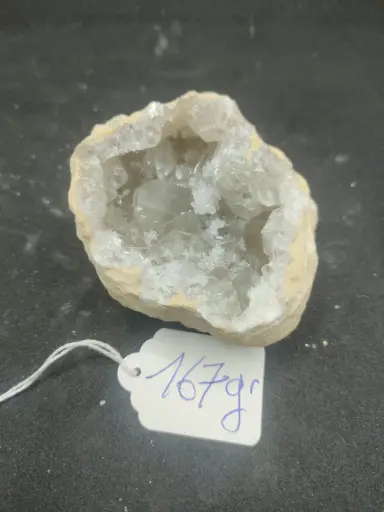 géode de cristal de roche